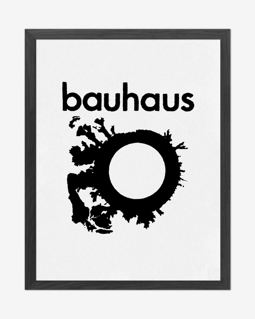 Cuadro decorativo Blanco de Bauhaus Logo