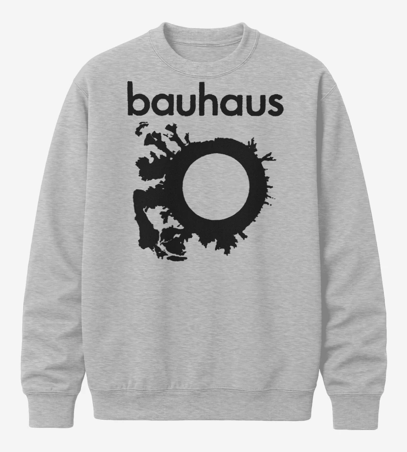 Poleron polo Gris Melange de Bauhaus Logo