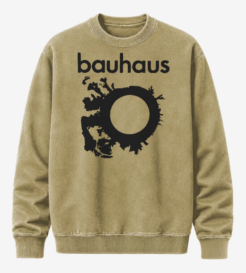 Poleron Polo Acid Wash Beige de Bauhaus Logo