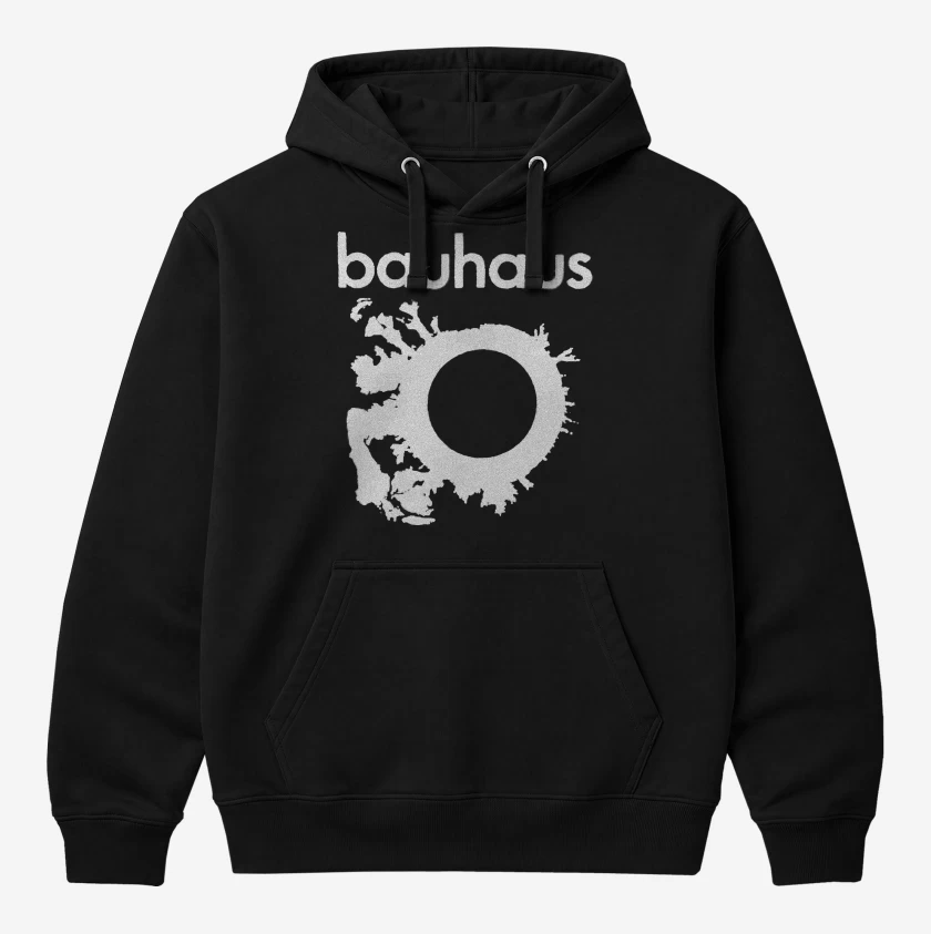 Polerón Canguro Negro de Bauhaus Logo B