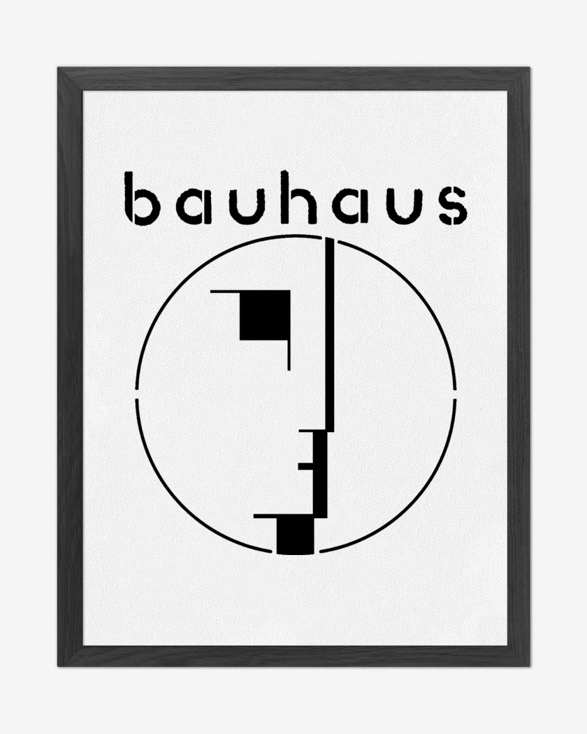 Cuadro decorativo Blanco de Bauhaus 