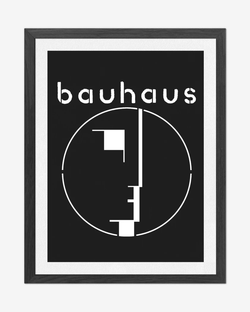 Cuadro decorativo Negro de Bauhaus B