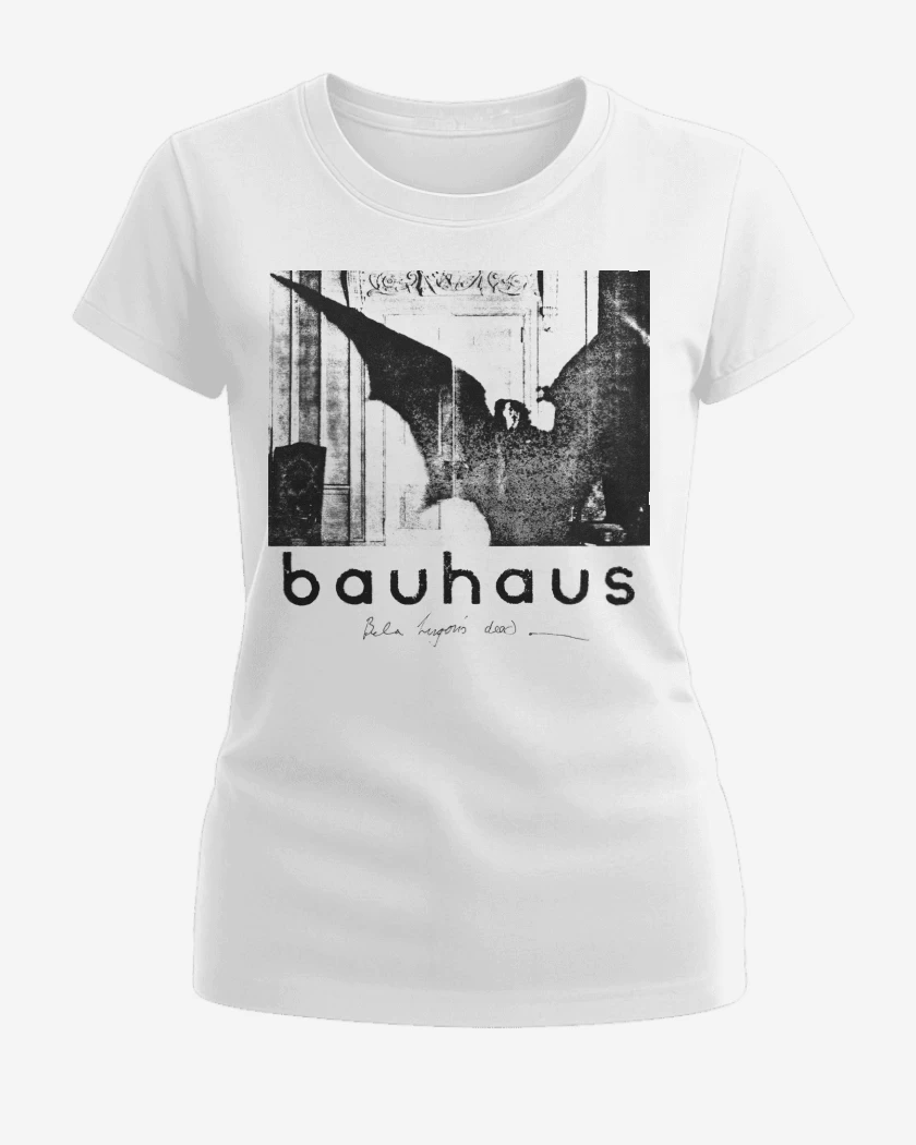 Polera de Mujer Blanco de Bauhaus Bela Lugosis Dead