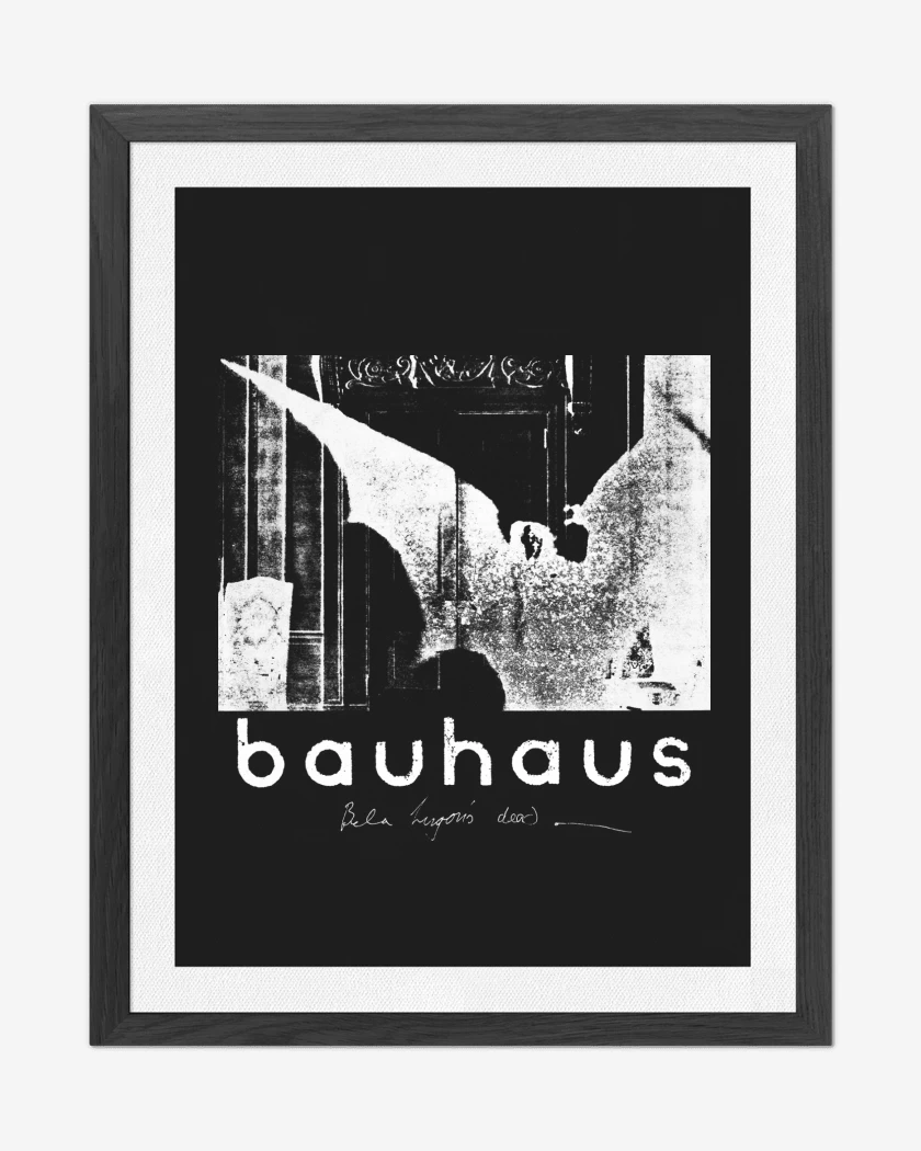 Cuadro decorativo Negro de Bauhaus Bela Lugosis Dead B
