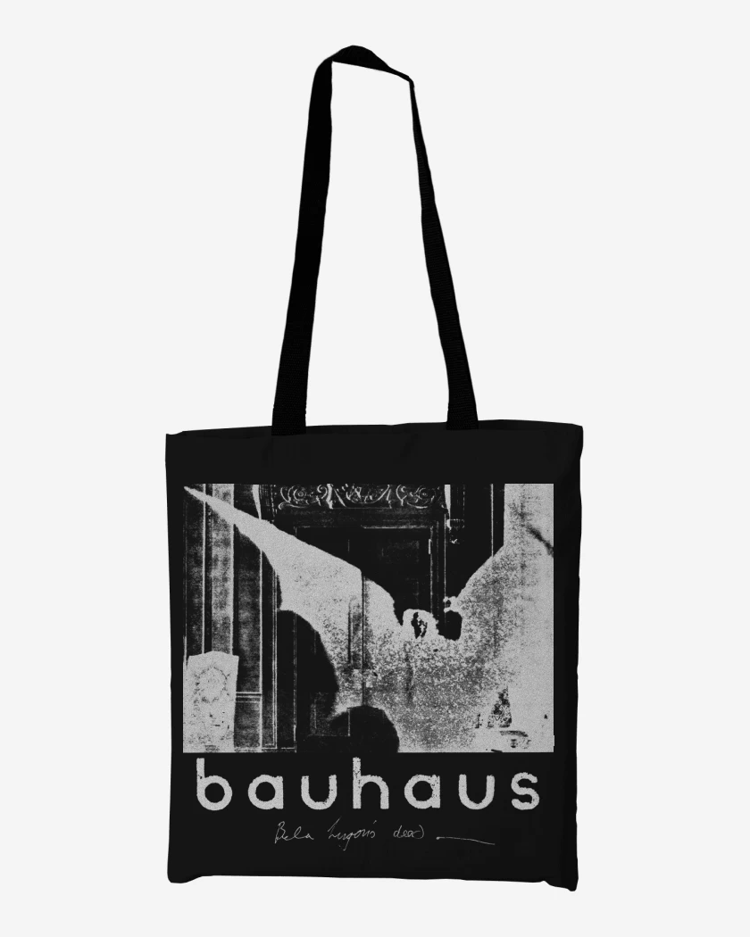 Totebag Negro de Bauhaus Bela Lugosis Dead B