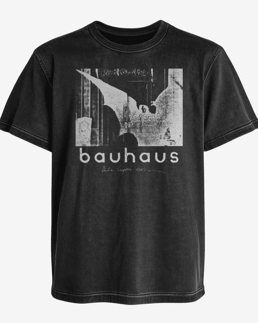 Polera desgastada Bauhaus Bela Lugosis Dead B