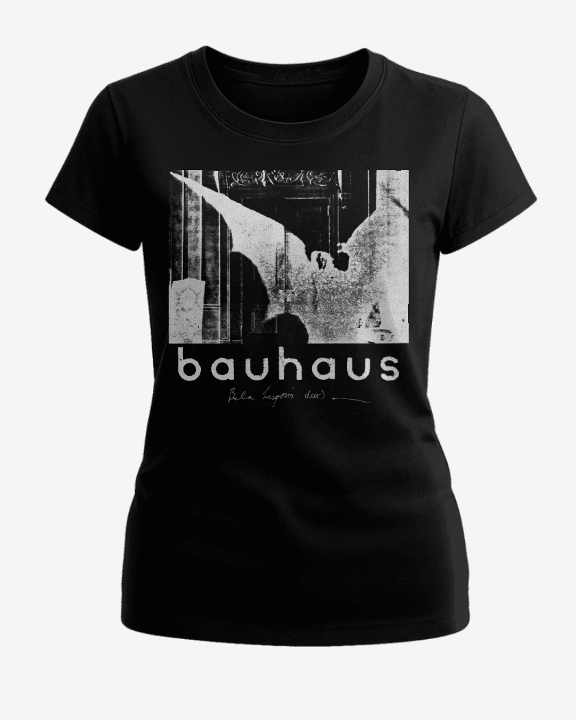 Polera de Mujer Negro de Bauhaus Bela Lugosis Dead B