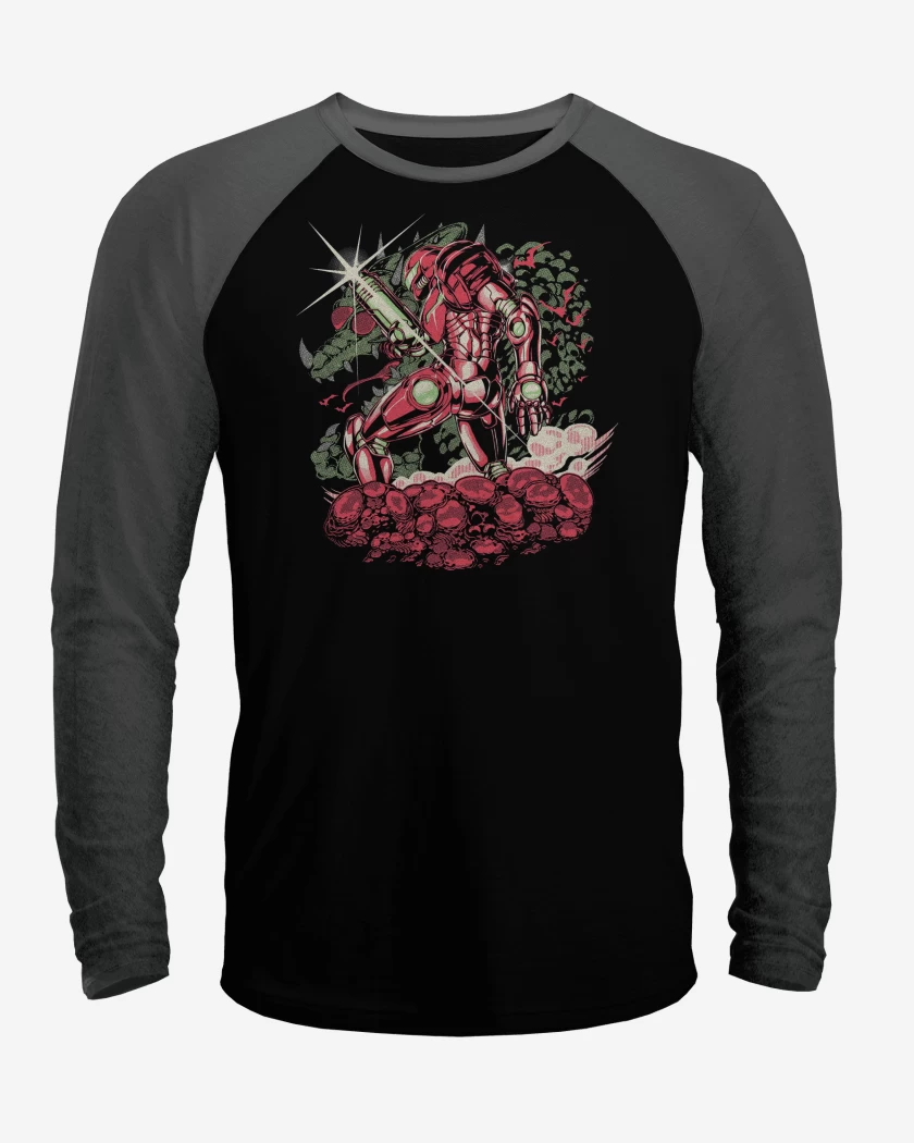 Polera Raglan Samus Retro SNES