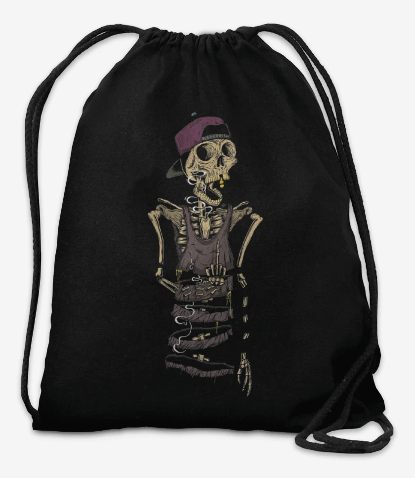 Mochila Negro de Skeleton style