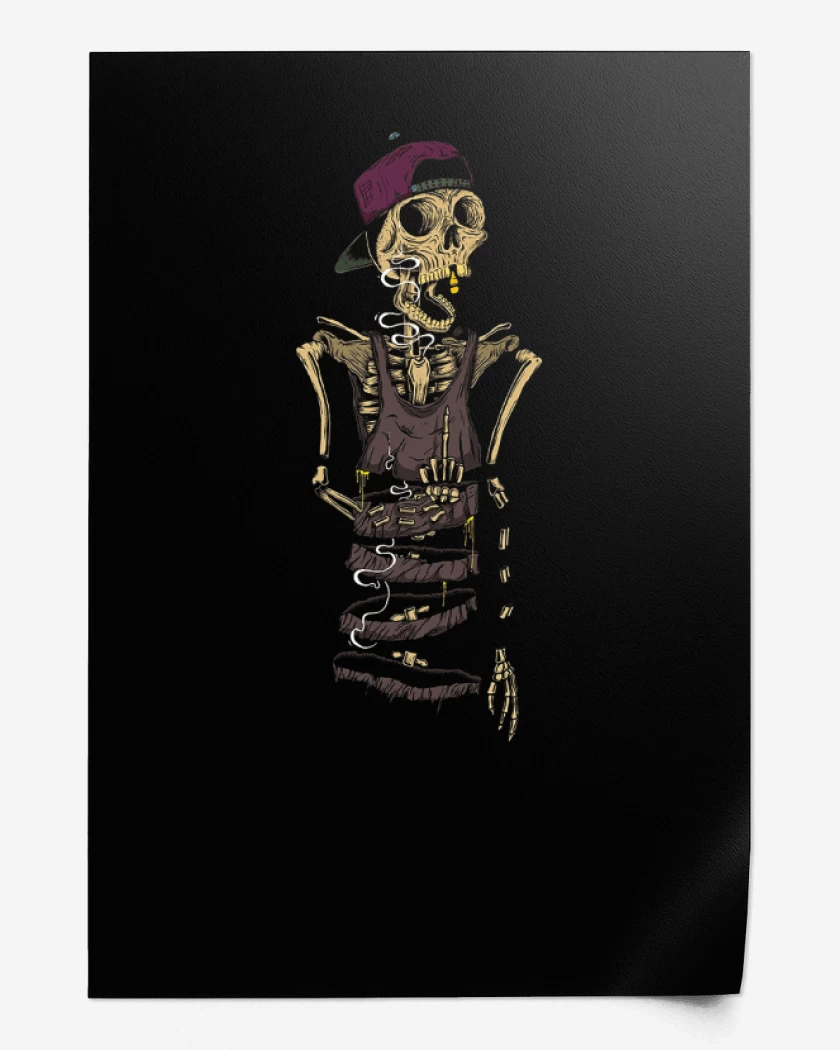 Print Skeleton style