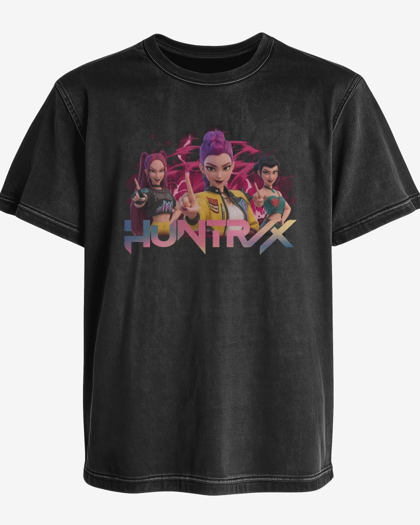 Polera desgastada Chicas K-pop