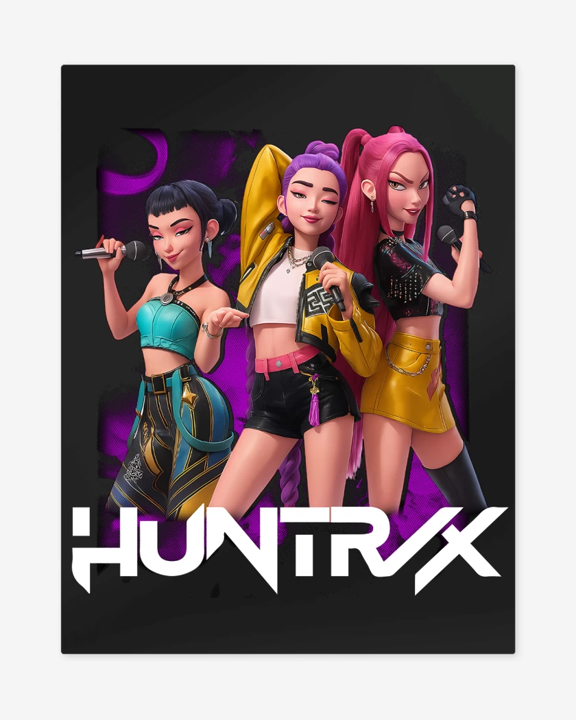 Print metalico Kpop Demon Hunters