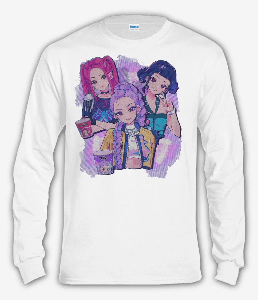Polera manga larga Guerreras Demon Hunter