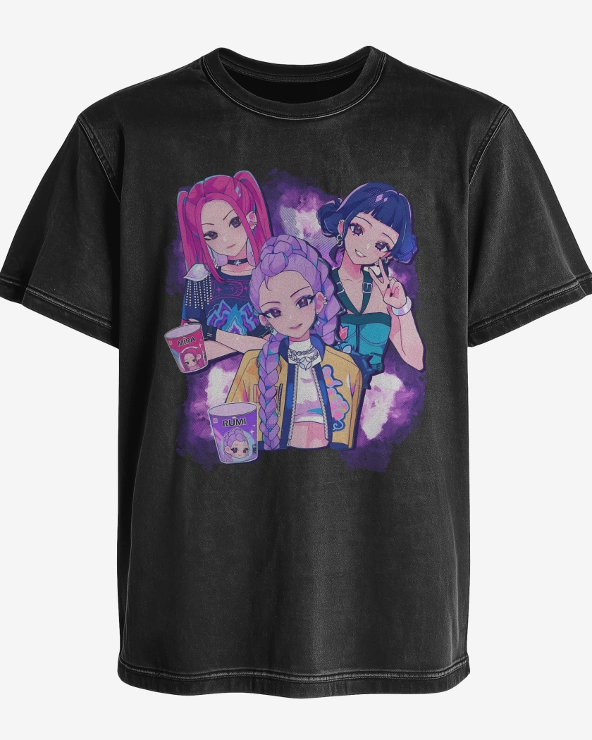 Polera desgastada Guerreras Demon Hunter