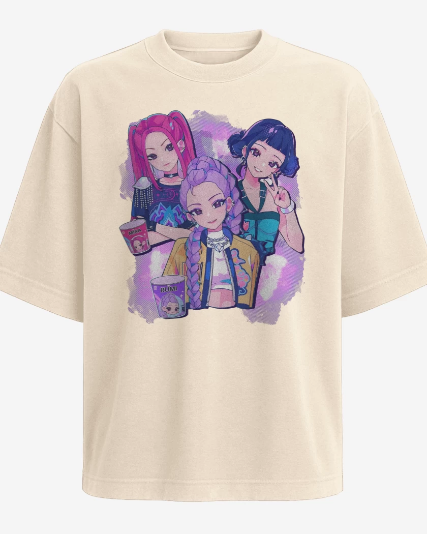 Polera Oversize Guerreras Demon Hunter