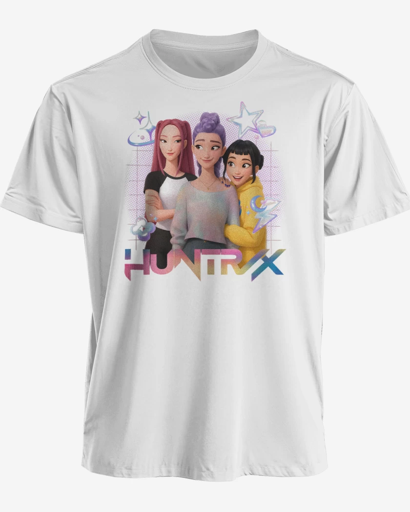 Polera premium Blanco de Cazadoras Kpop