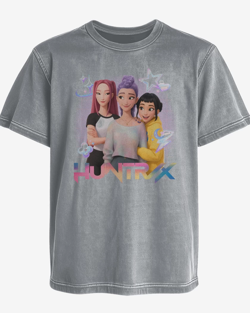 Polera desgastada Cazadoras Kpop