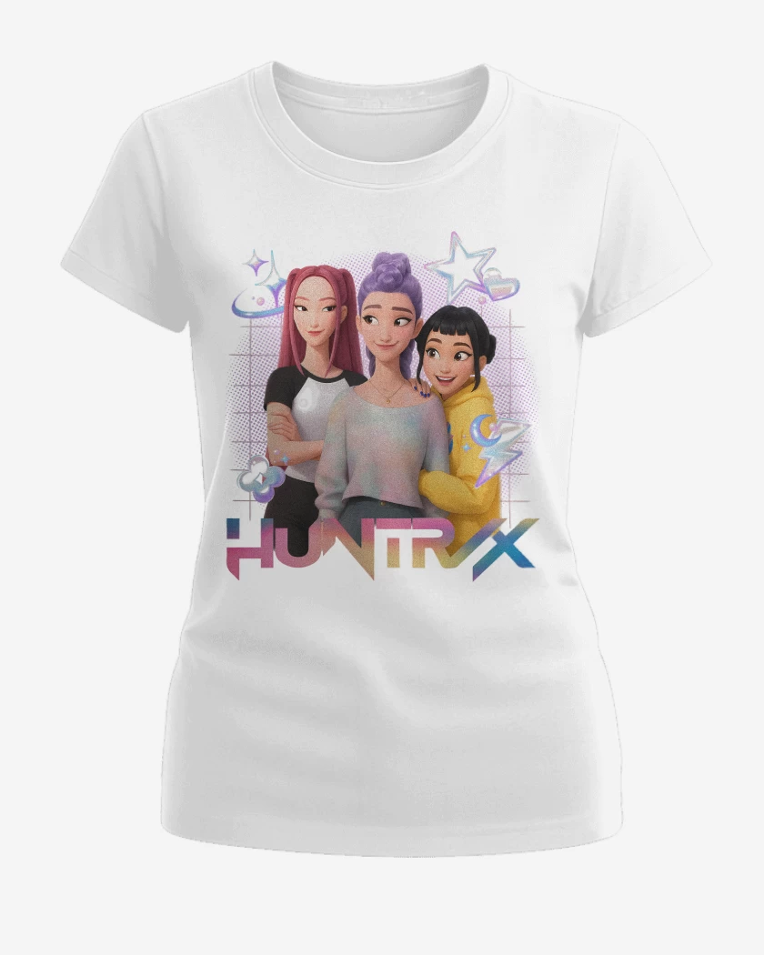 Polera de Mujer Blanco de Cazadoras Kpop