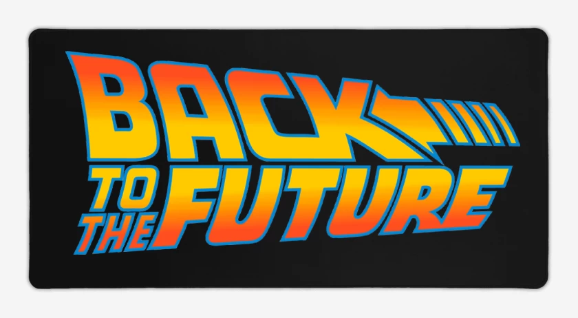 Mouse pad Gamer Volver al Futuro Logo