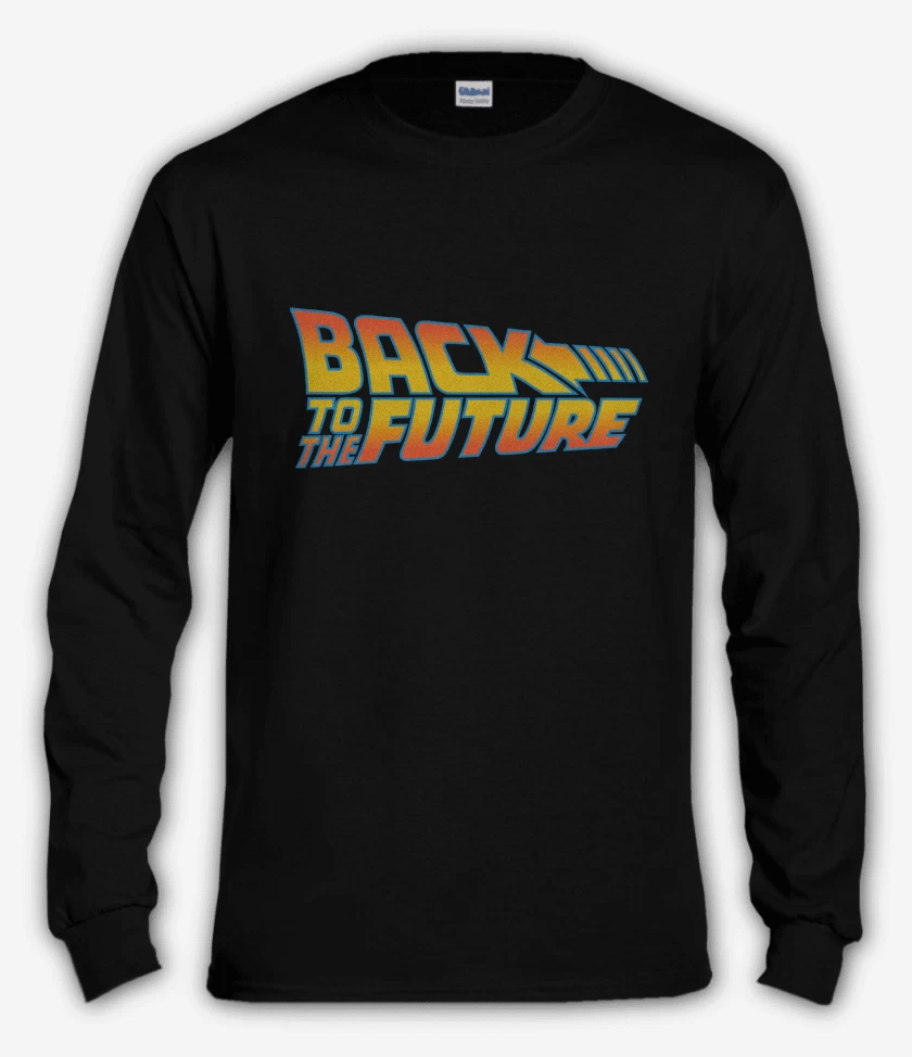Polera manga larga Volver al Futuro Logo