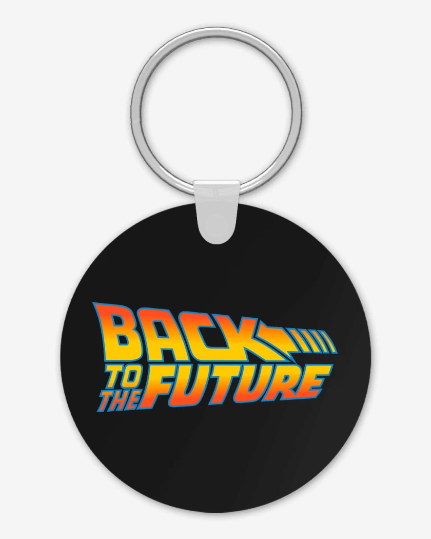 Llavero Volver al Futuro Logo