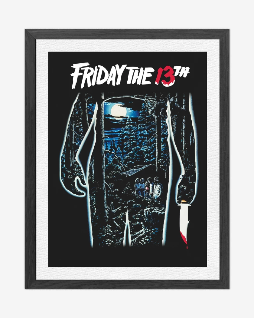 Cuadro decorativo Negro de Friday The 13th 