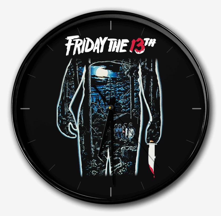 Reloj Negro de Friday The 13th 