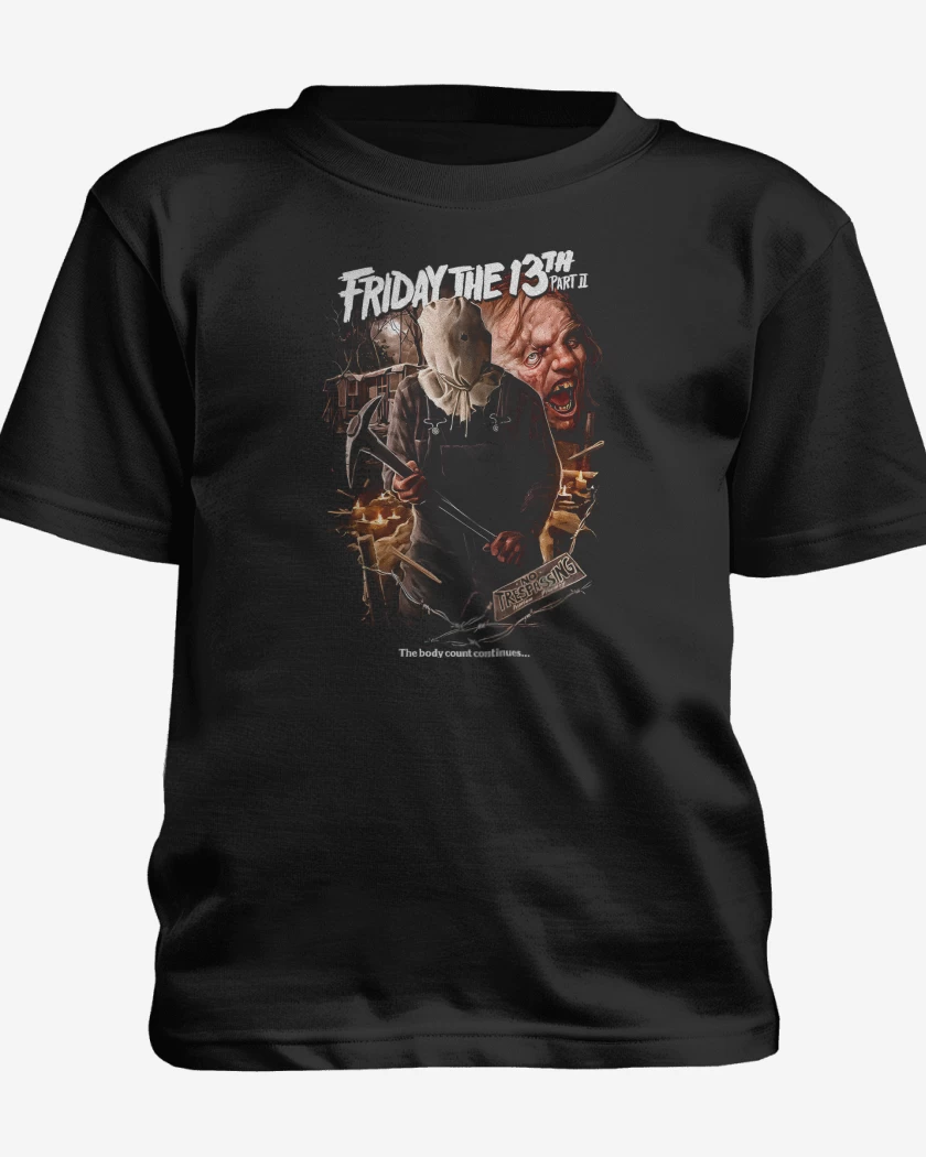 Polera de niño Negro de Friday The 13th Part II