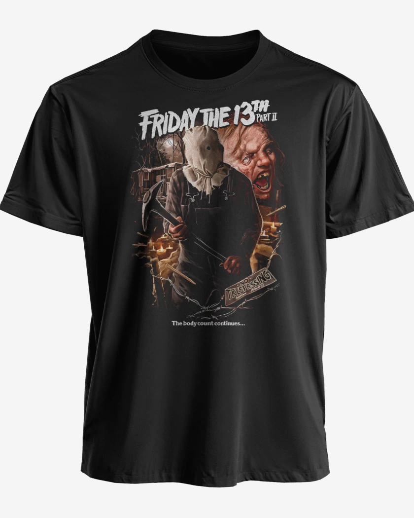 Polera premium Negro de Friday The 13th Part II