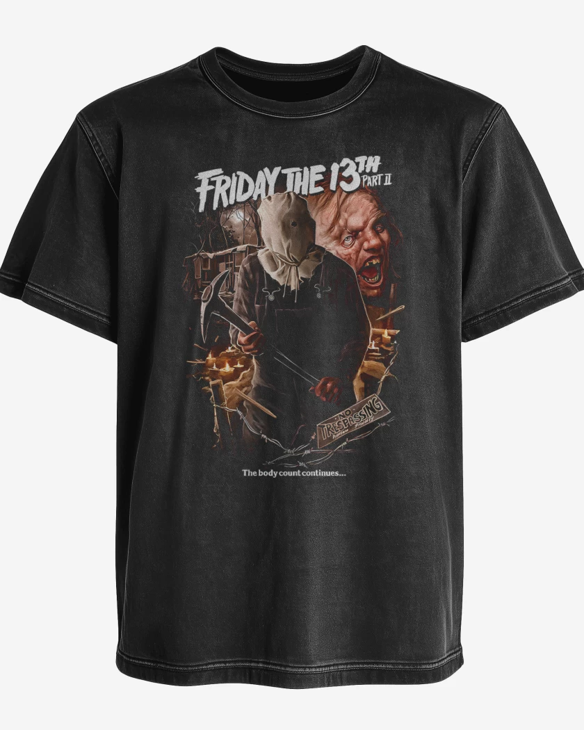 Polera desgastada Friday The 13th Part II