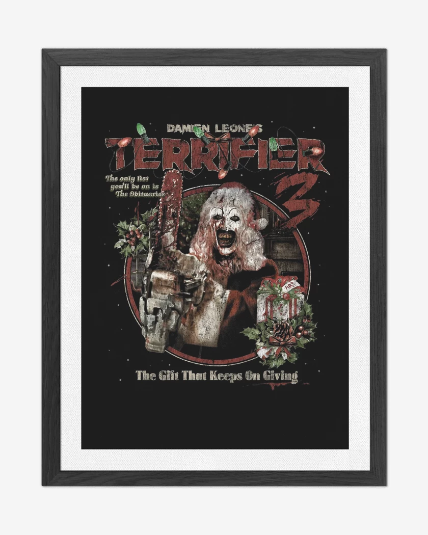 Cuadro decorativo Negro de Terrifier 3 