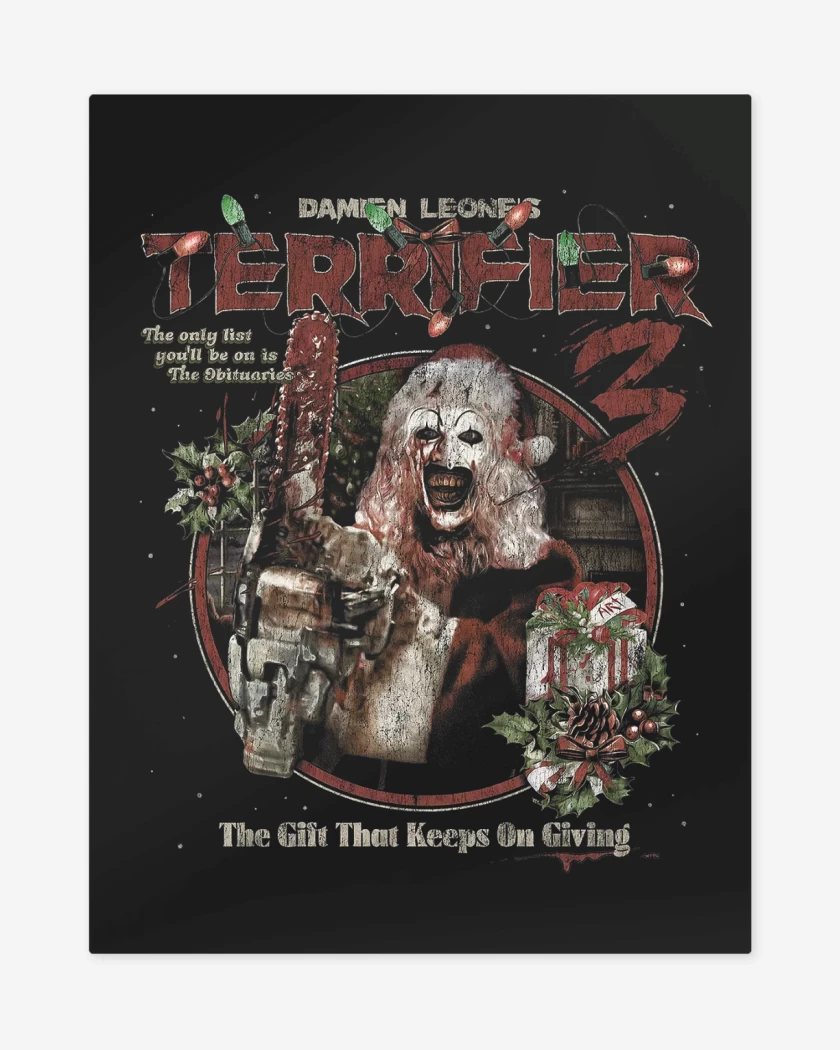 Print metalico Negro de Terrifier 3 