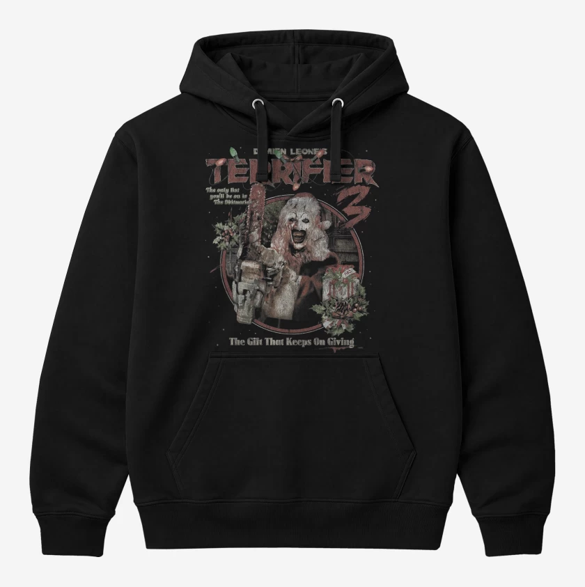 Polerón Canguro Negro de Terrifier 3 