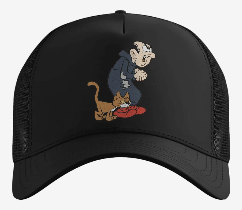 Gorro Negro de Gargamel & Azrael 