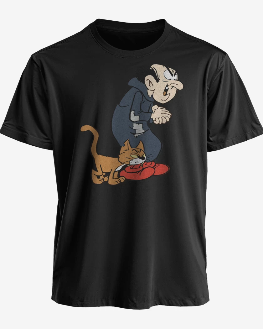 Polera Gargamel & Azrael 