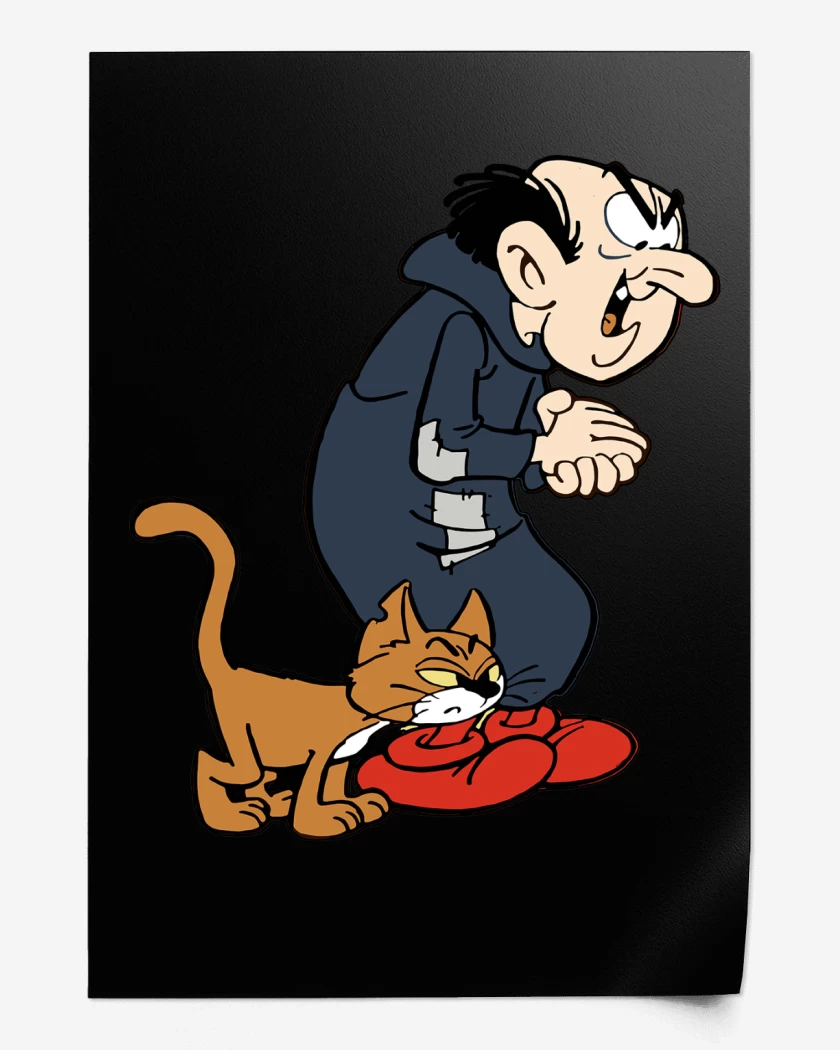 Print Gargamel & Azrael 