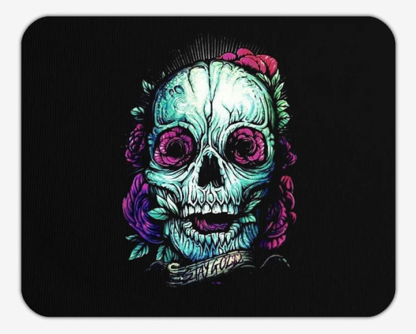 Mousepad Negro de Skull 2