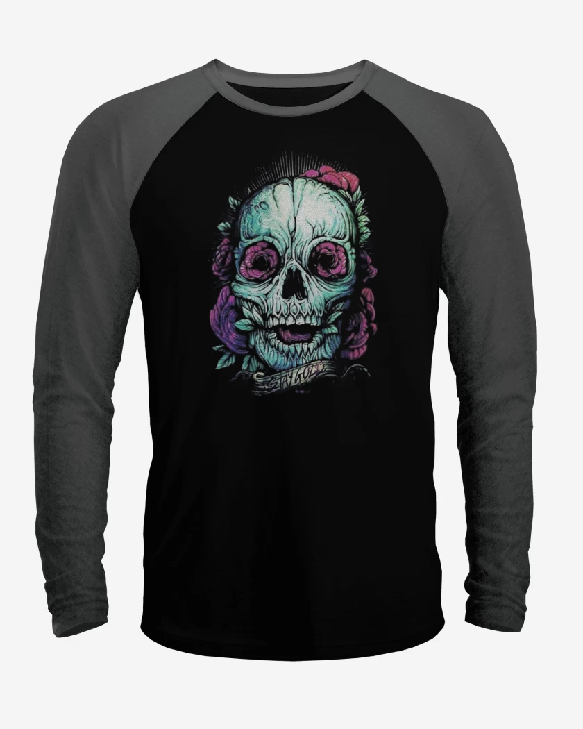 Polera Raglan Skull 2