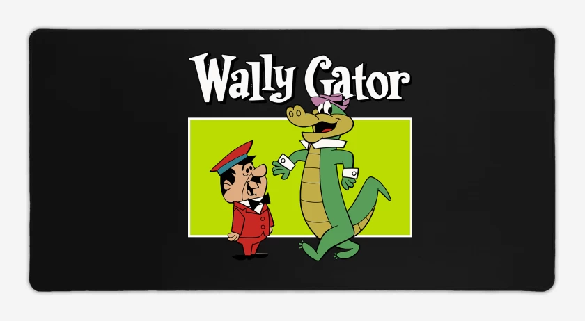 Mouse pad Gamer Negro de Lagarto Juancho