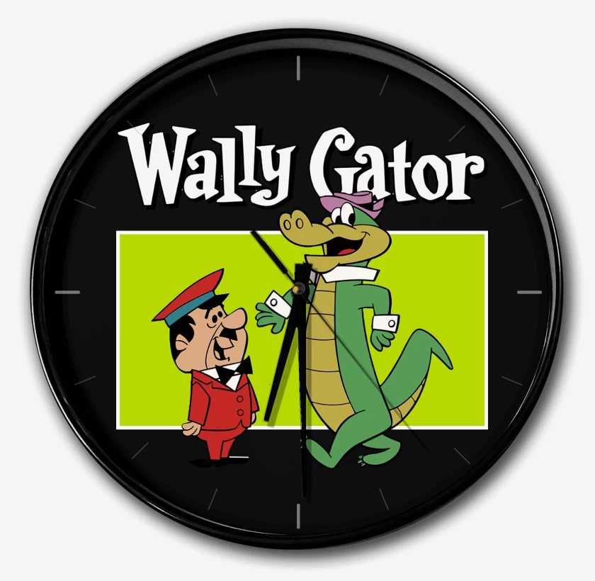 Reloj Negro de Lagarto Juancho