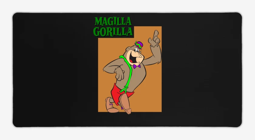 Mouse pad Gamer Negro de Magilla Gorilla Hanna Barbera