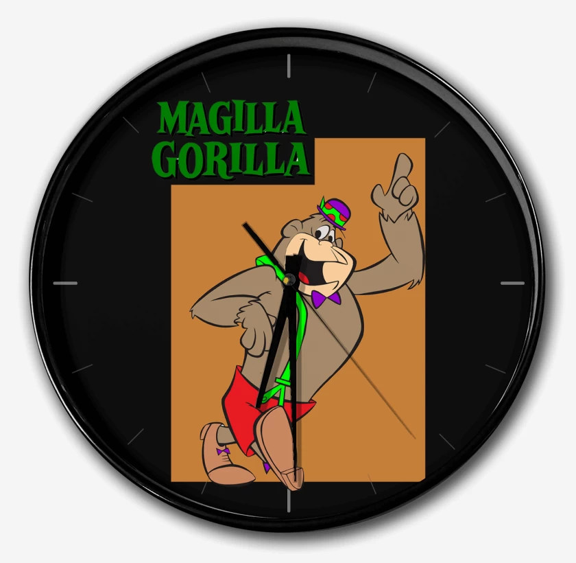 Reloj Negro de Magilla Gorilla Hanna Barbera
