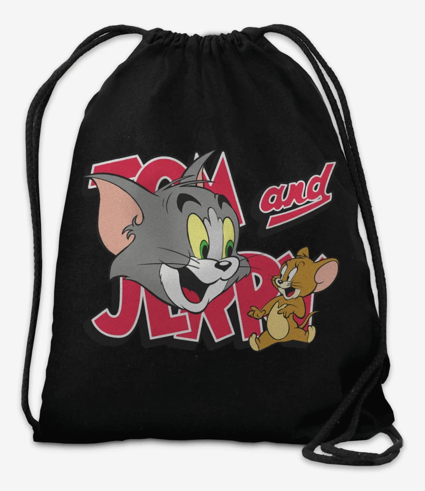 Mochila Negro de TOM AND JERRY