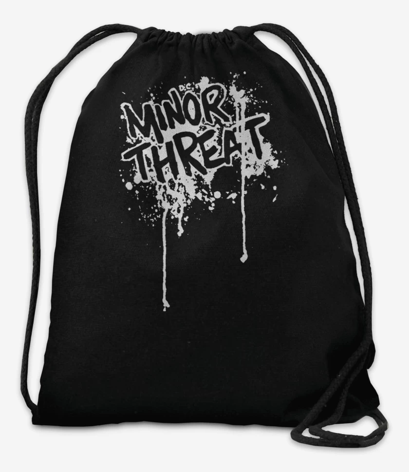 Mochila Negro de Minor Threat Logo