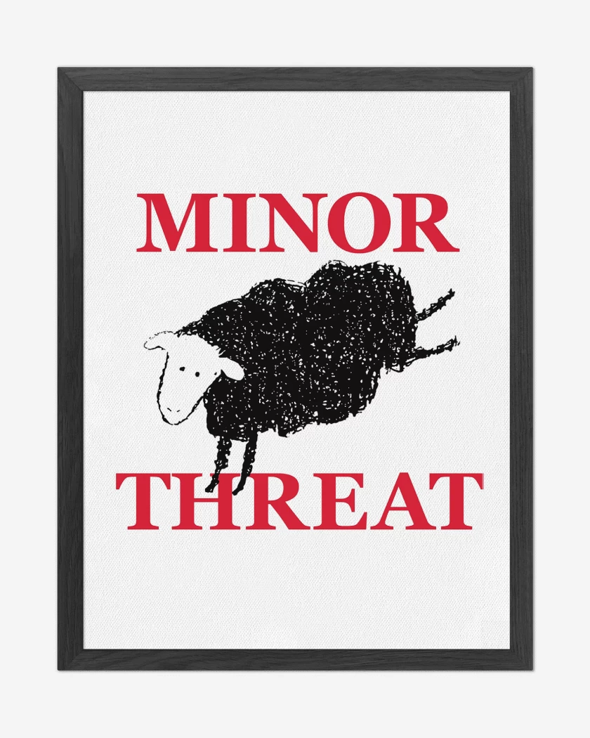 Cuadro decorativo Blanco de Minor Threat Oveja