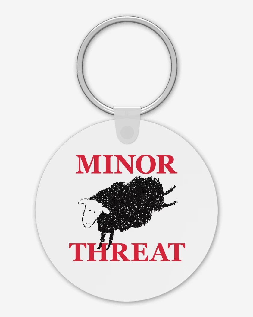 Llavero Minor Threat Oveja