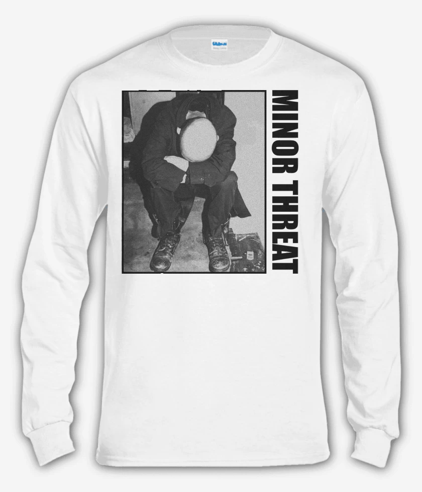 Polera manga larga Blanco de Minor Threat Minor Threat