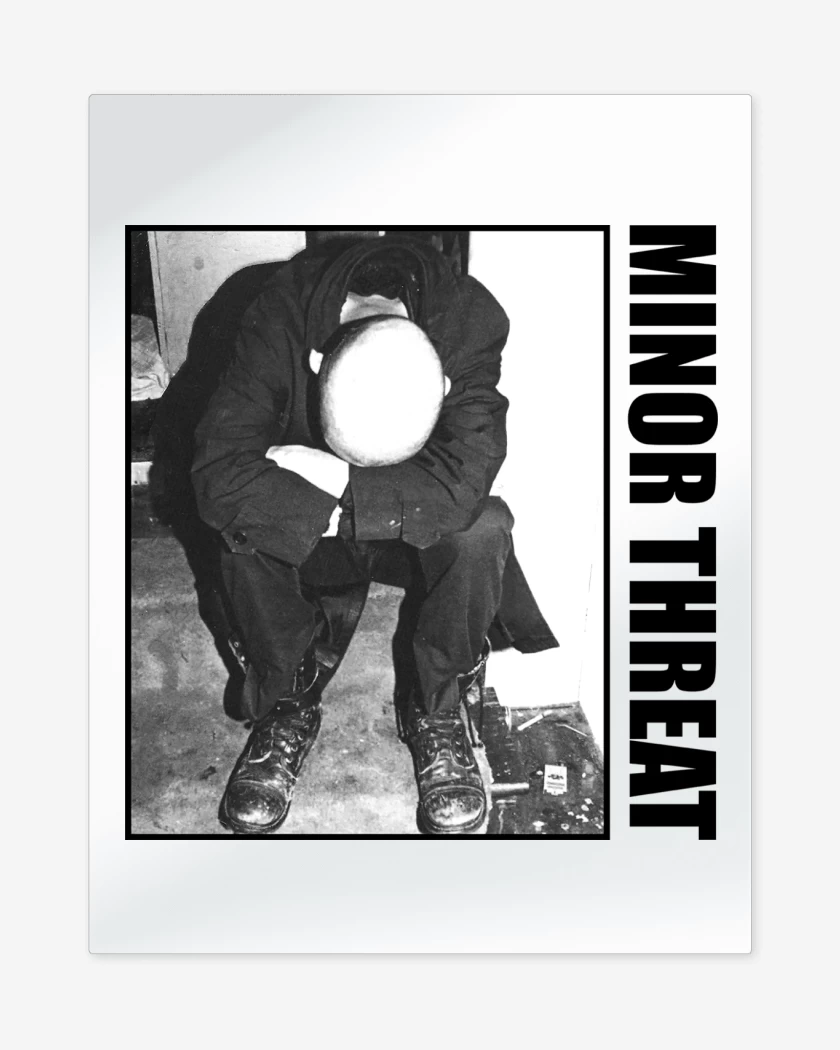 Print metalico Blanco de Minor Threat Minor Threat
