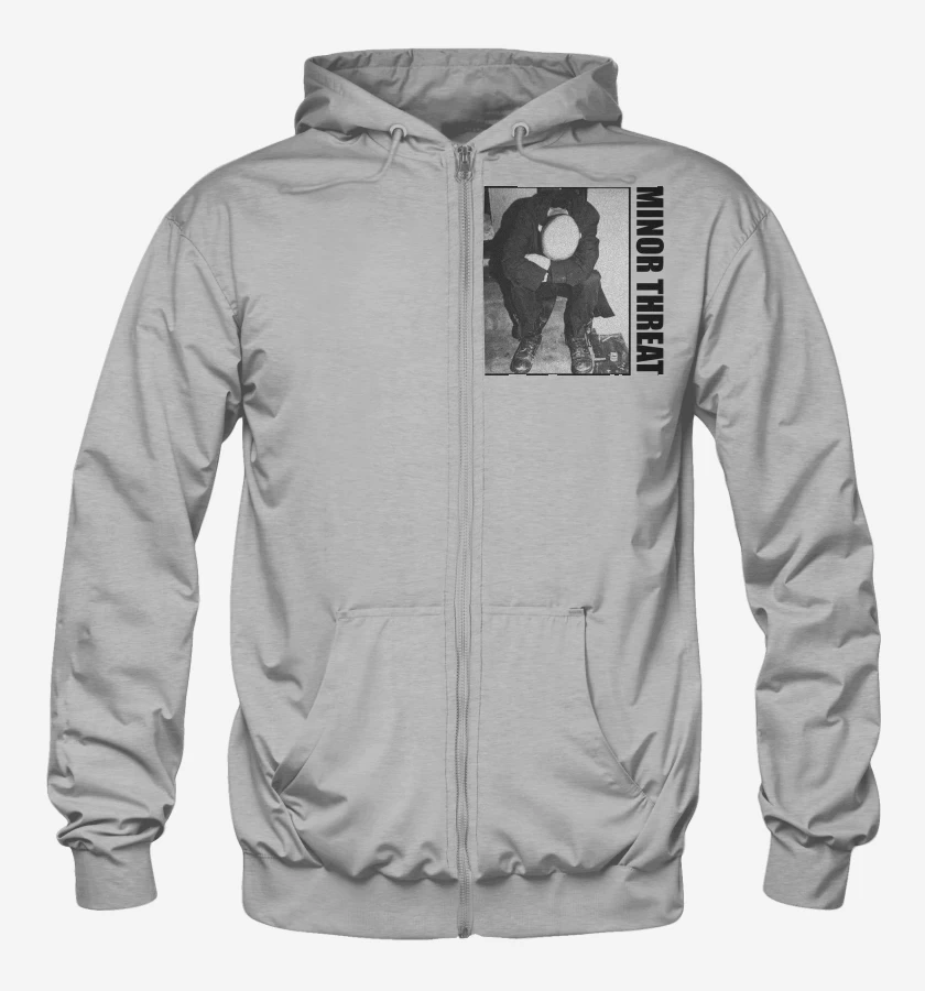 Poleron Canguro con cierre Minor Threat Minor Threat
