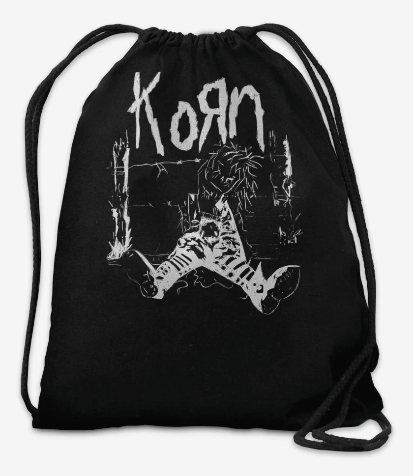 Mochila Negro de Korn Muñeca 